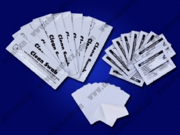 Re-transfer printer Cleaning Kit with CR80 adhesive cleaning card